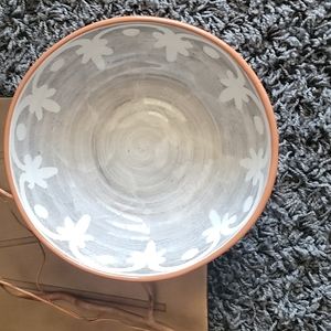 COPY - Crate & Barrel gray and clay colored Serving and Entertaining bowl